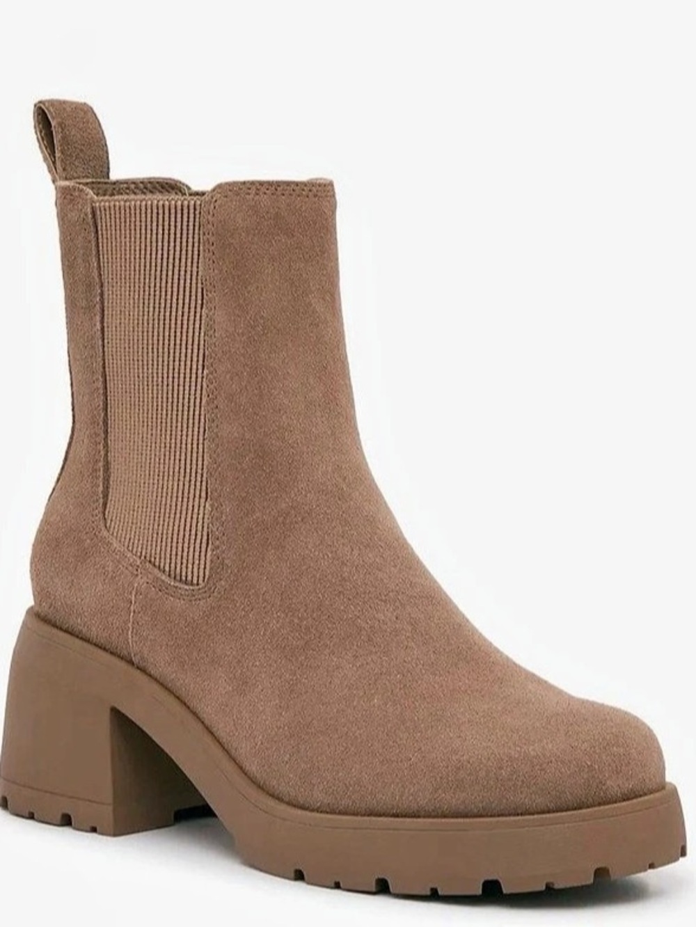 Steve Madden Chelsea Boot Tan Suede